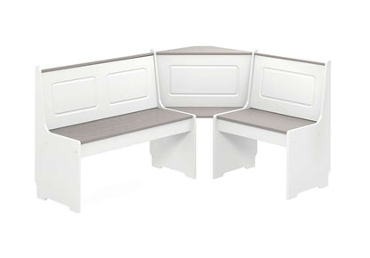 Linon Home Decor - Ardmore Nook White And Gray - K90305WHTGRYABU veiw 2