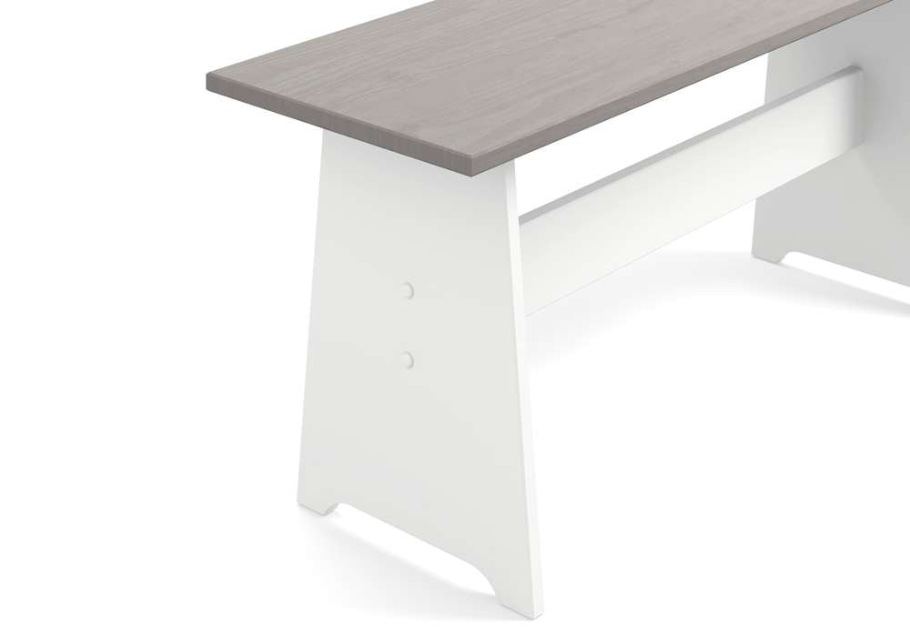Linon Home Decor - Ardmore Nook White And Gray - K90305WHTGRYABU veiw 7