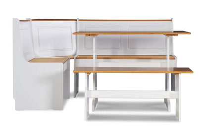 Linon Home Decor - Ardmore Nook White With Pine Accents - K90305WHT-AB-KD-U veiw 2