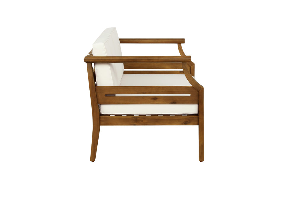 Linon Home Decor - Arlen Outdoor Brown 4PC Set Chair Loveseat Table - ODNH15BRN04ABU view 3