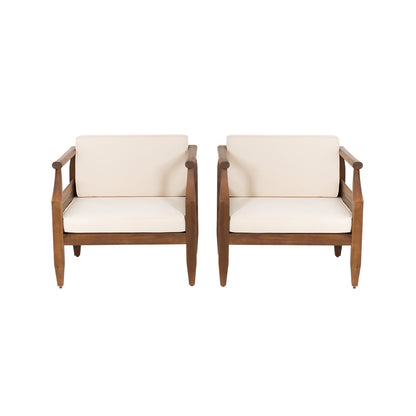 Linon Home Decor - Arlen Outdoor Club Chair, Brown (Set of 2) - ODNH15BRN2PCSET view 2