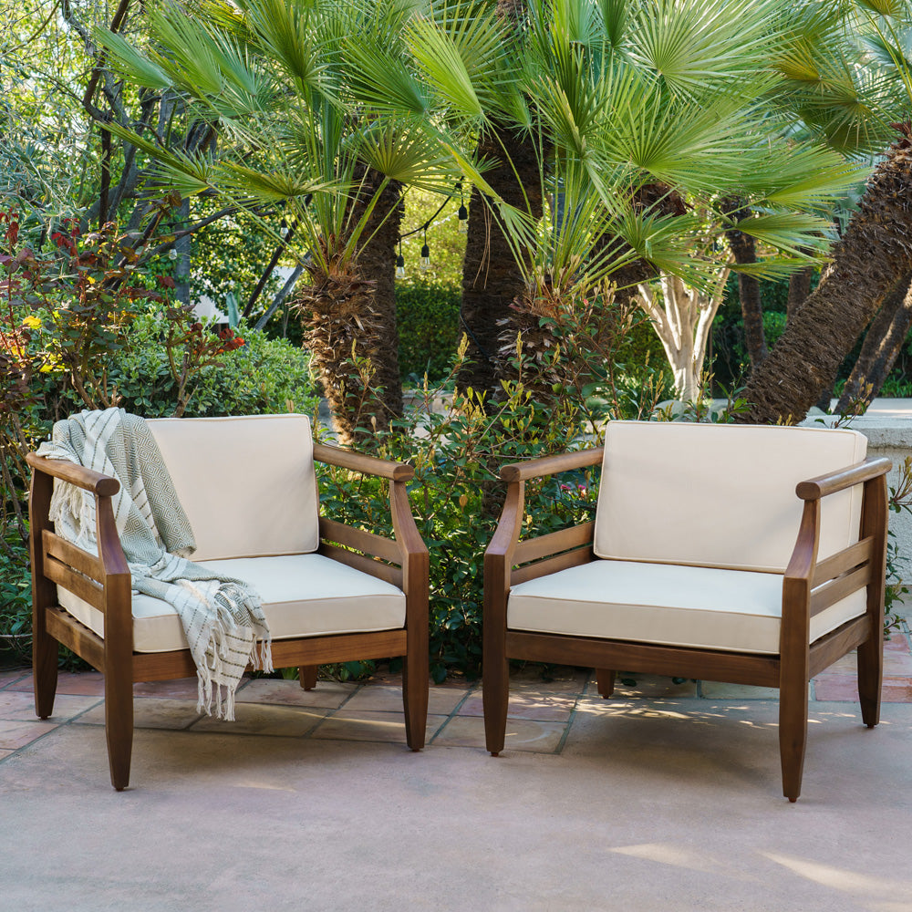Linon Home Decor - Arlen Outdoor Club Chair, Brown (Set of 2) - ODNH15BRN2PCSET view 12