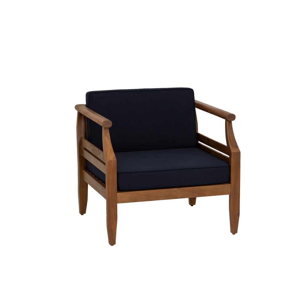 Linon Home Decor - Arlen Outdoor Club Chair Navy Blue - ODNH15BLU01BU view 1
