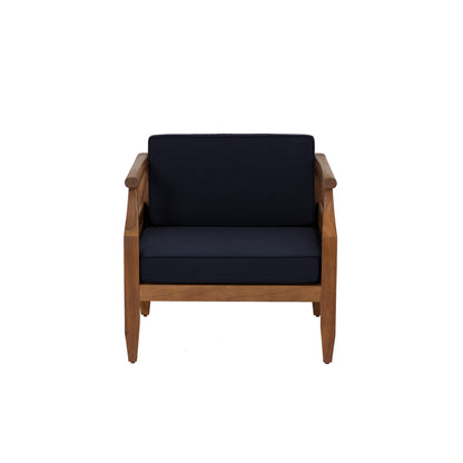 Linon Home Decor - Arlen Outdoor Club Chair Navy Blue - ODNH15BLU01BU view 2