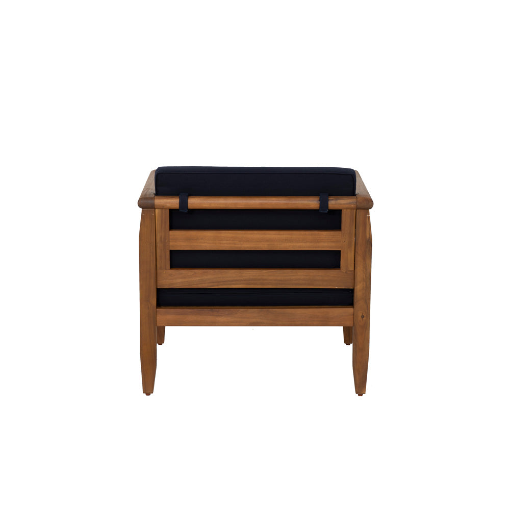 Linon Home Decor - Arlen Outdoor Club Chair Navy Blue - ODNH15BLU01BU view 4
