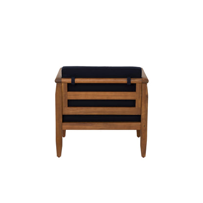 Linon Home Decor - Arlen Outdoor Club Chair Navy Blue - ODNH15BLU01BU view 4