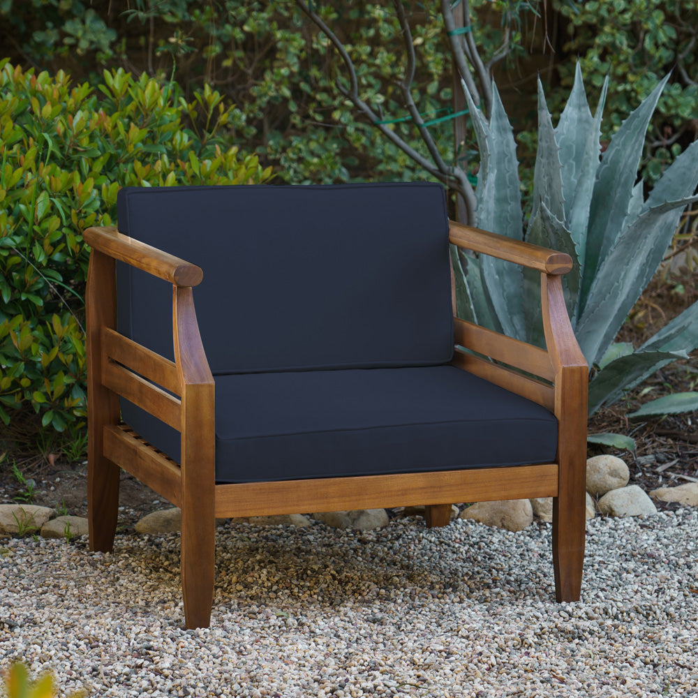 Linon Home Decor - Arlen Outdoor Club Chair Navy Blue - ODNH15BLU01BU view 10
