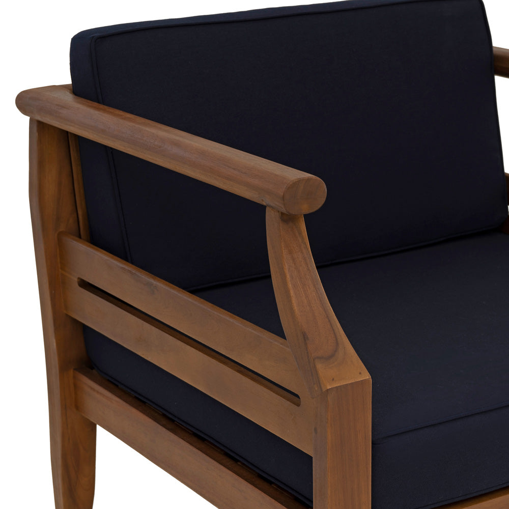 Linon Home Decor - Arlen Outdoor Navy Club Chair Set of 2 - ODNH15BLU2PCSET view 5