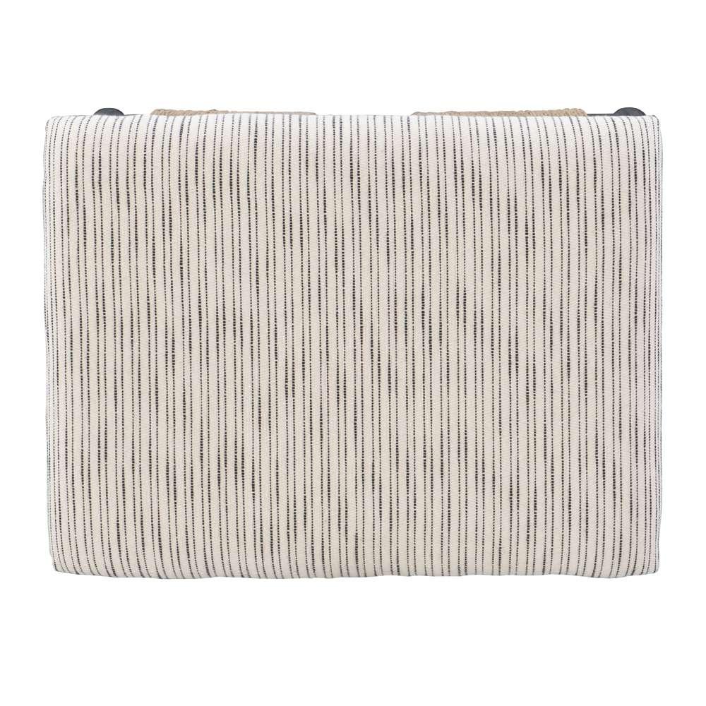 Linon Home Decor - Ashburn Campaign Accent Stool Striped - BH166STRIPE1ASU veiw 4