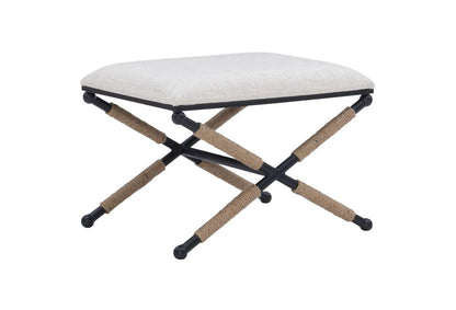 Linon Home Decor - Ashburn Campaign Accent Stool - BH166LIN01ASU veiw 1