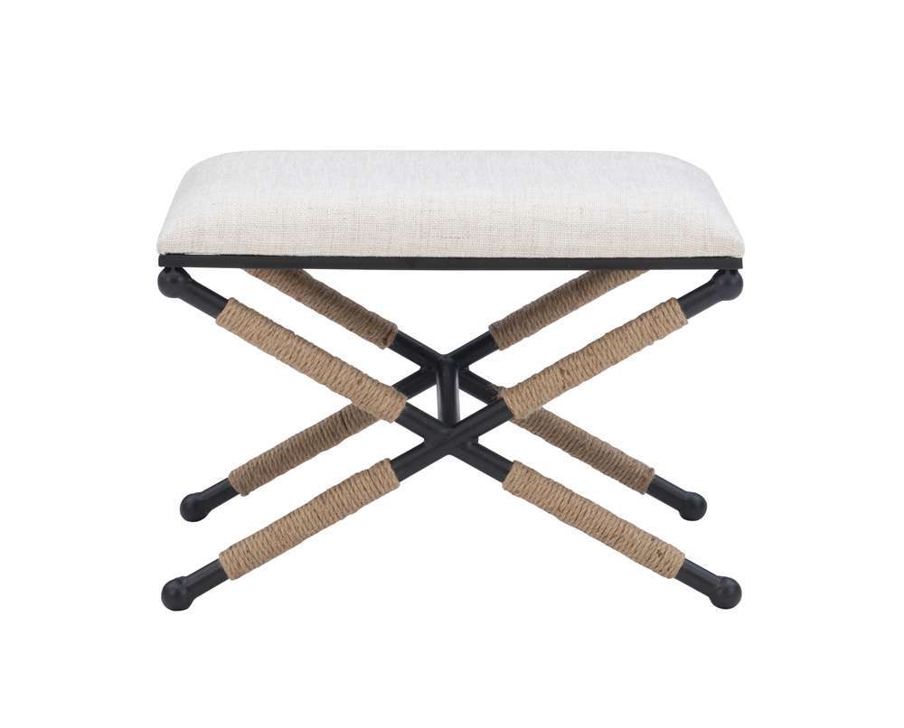 Linon Home Decor - Ashburn Campaign Accent Stool - BH166LIN01ASU veiw 3