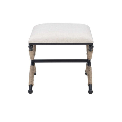 Linon Home Decor - Ashburn Campaign Accent Stool - BH166LIN01ASU veiw 6