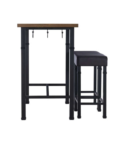Linon Home Decor - Austin Three Piece Pub Set - 030413MTL01U veiw 4