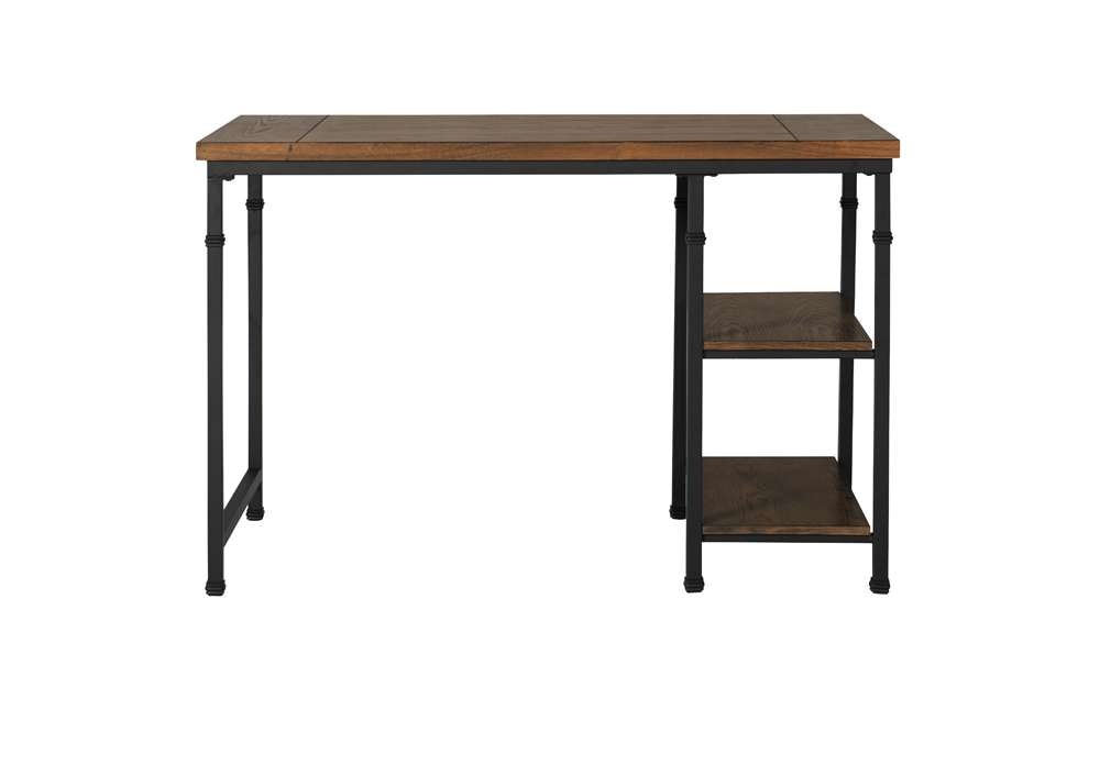 Linon Home Decor - Austin Two Shelf Desk - 862252ASH01U veiw 2
