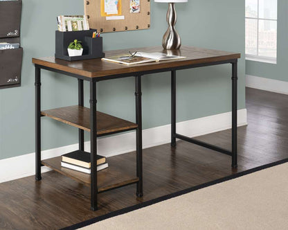 Linon Home Decor - Austin Two Shelf Desk - 862252ASH01U veiw 7