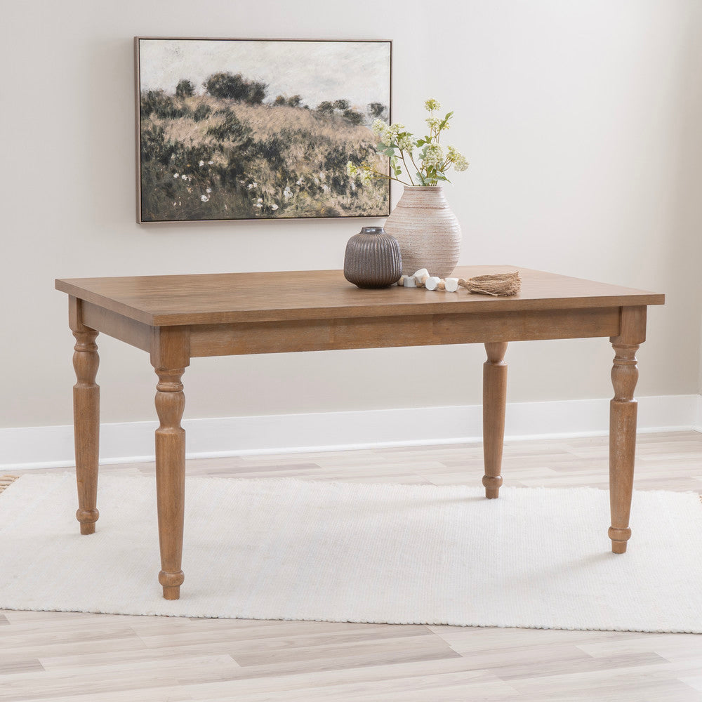 Linon Home Decor - Avalon Light Natural Brown Rectangle Table - W03486L view 2