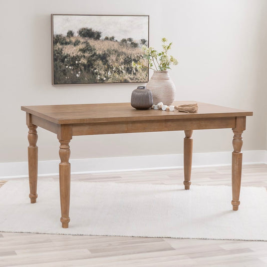 Linon Home Decor - Avalon Light Natural Brown Rectangle Table - W03486L view 2
