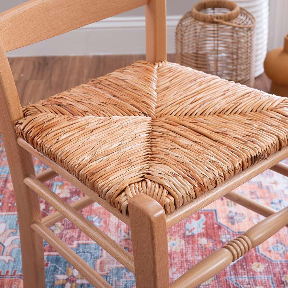 Linon Home Decor - Aylin Dining Chair with Rush Seat (Set of 2) - CH316NAT02ASU veiw 7