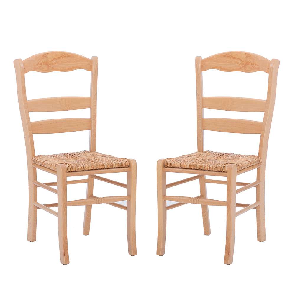 Linon Home Decor - Aylin Dining Chair with Rush Seat (Set of 2) - CH316NAT02ASU veiw 8