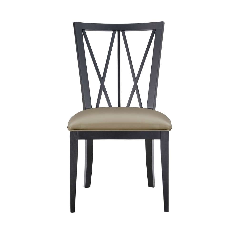 Linon Home Decor - Bailey Chair Black (Set of 2) - CH283BLK02ASU veiw 2