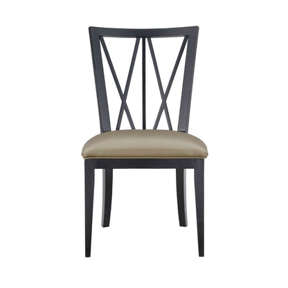 Linon Home Decor - Bailey Chair Black (Set of 2) - CH283BLK02ASU veiw 2