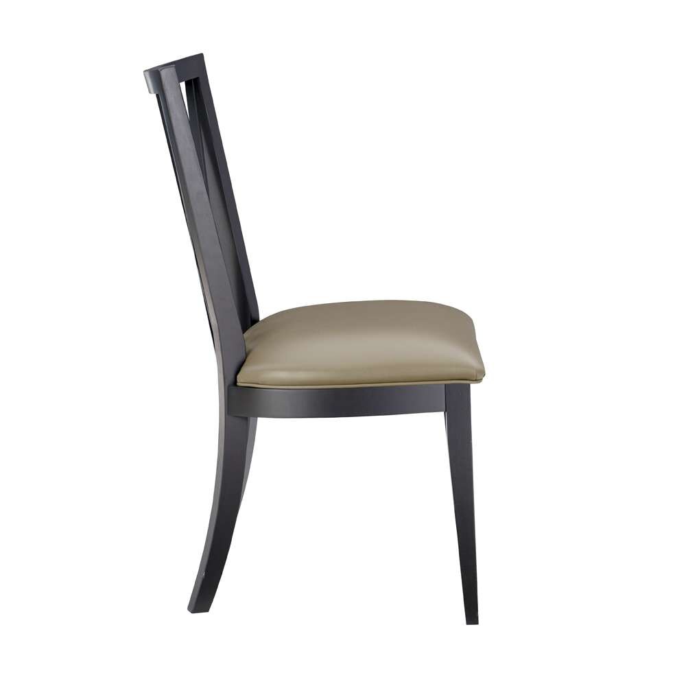 Linon Home Decor - Bailey Chair Black (Set of 2) - CH283BLK02ASU veiw 3