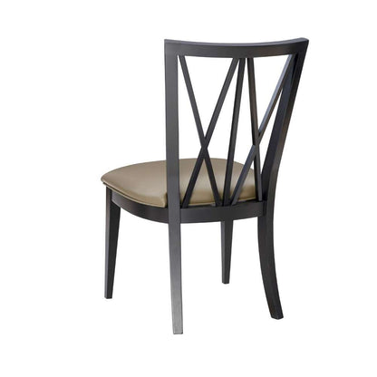 Linon Home Decor - Bailey Chair Black (Set of 2) - CH283BLK02ASU veiw 4