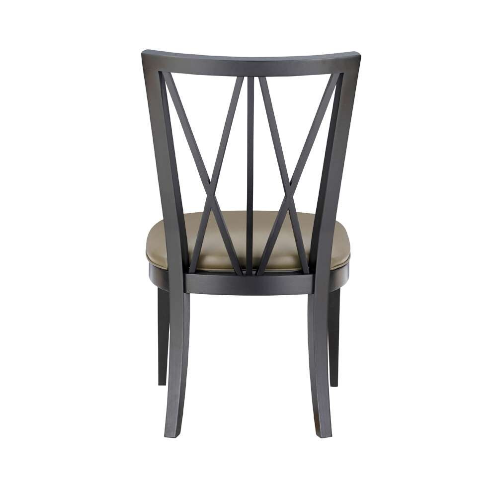 Linon Home Decor - Bailey Chair Black (Set of 2) - CH283BLK02ASU veiw 5