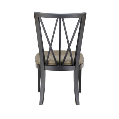 Linon Home Decor - Bailey Chair Black (Set of 2) - CH283BLK02ASU veiw 5