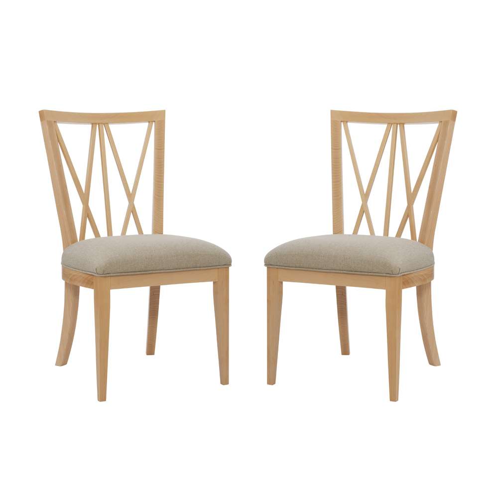 Linon Home Decor - Bailey Chair Natural (Set of 2) - CH283NAT02ASU veiw 6