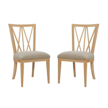 Linon Home Decor - Bailey Chair Natural (Set of 2) - CH283NAT02ASU veiw 6