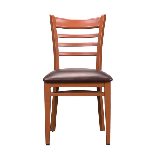 Linon Home Decor - Baxter Metal Side Chair Honey Burgundy (Set of 2) - CH153BRG02 veiw 1