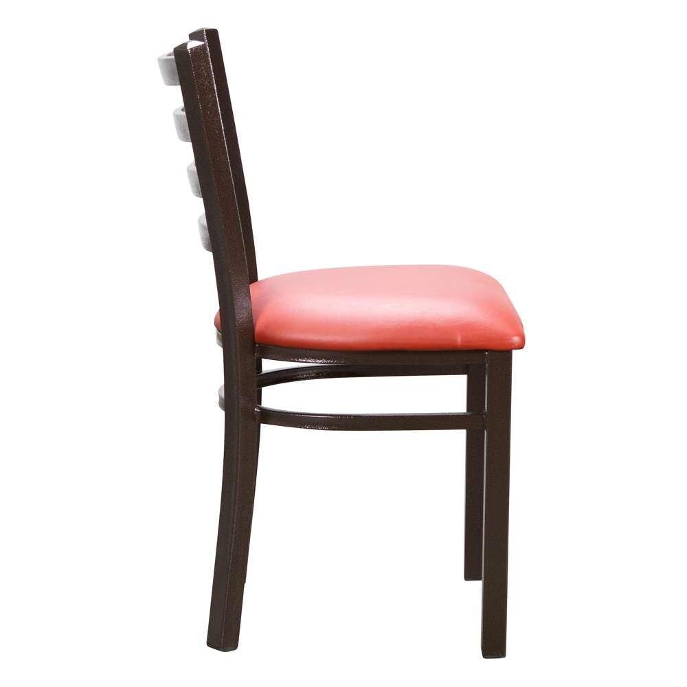 Linon Home Decor - Baxter Metal Side Chair Red (Set of 2) - CH153RED02 veiw 3