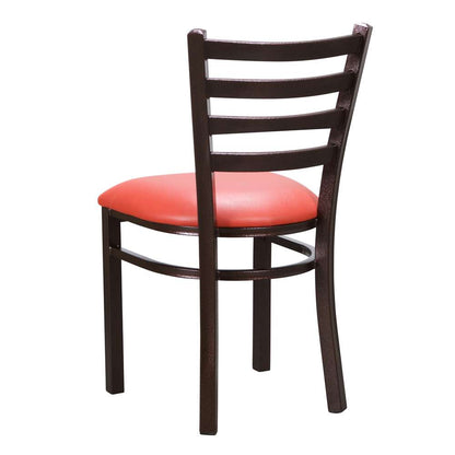 Linon Home Decor - Baxter Metal Side Chair Red (Set of 2) - CH153RED02 veiw 4