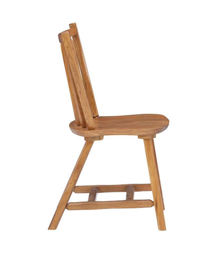 Linon Home Decor - Bazel Side Chair (Set of 2) - CH175NAT02 veiw 3
