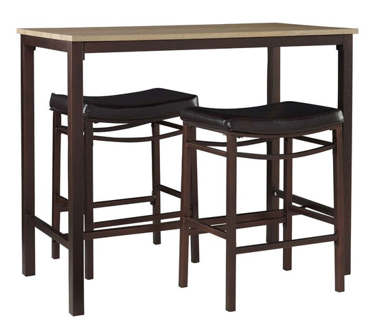 Linon Home Decor - Betty Three Piece Pub Set - 030411MTL01U veiw 1