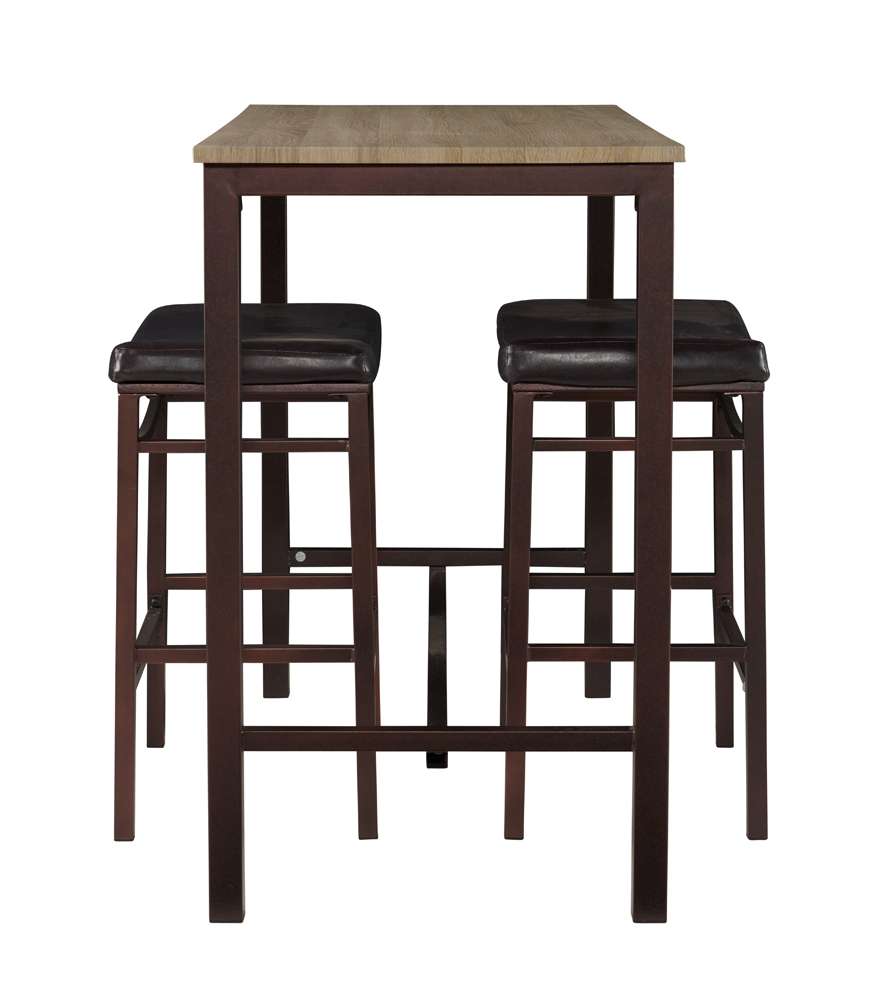 Linon Home Decor - Betty Three Piece Pub Set - 030411MTL01U veiw 3