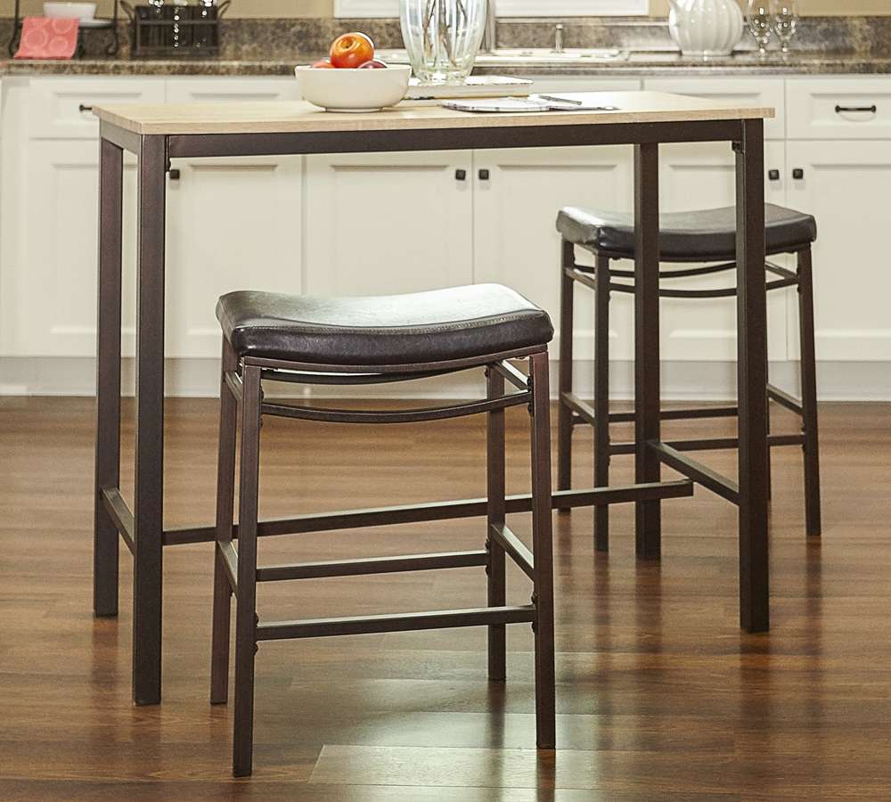 Linon Home Decor - Betty Three Piece Pub Set - 030411MTL01U veiw 5