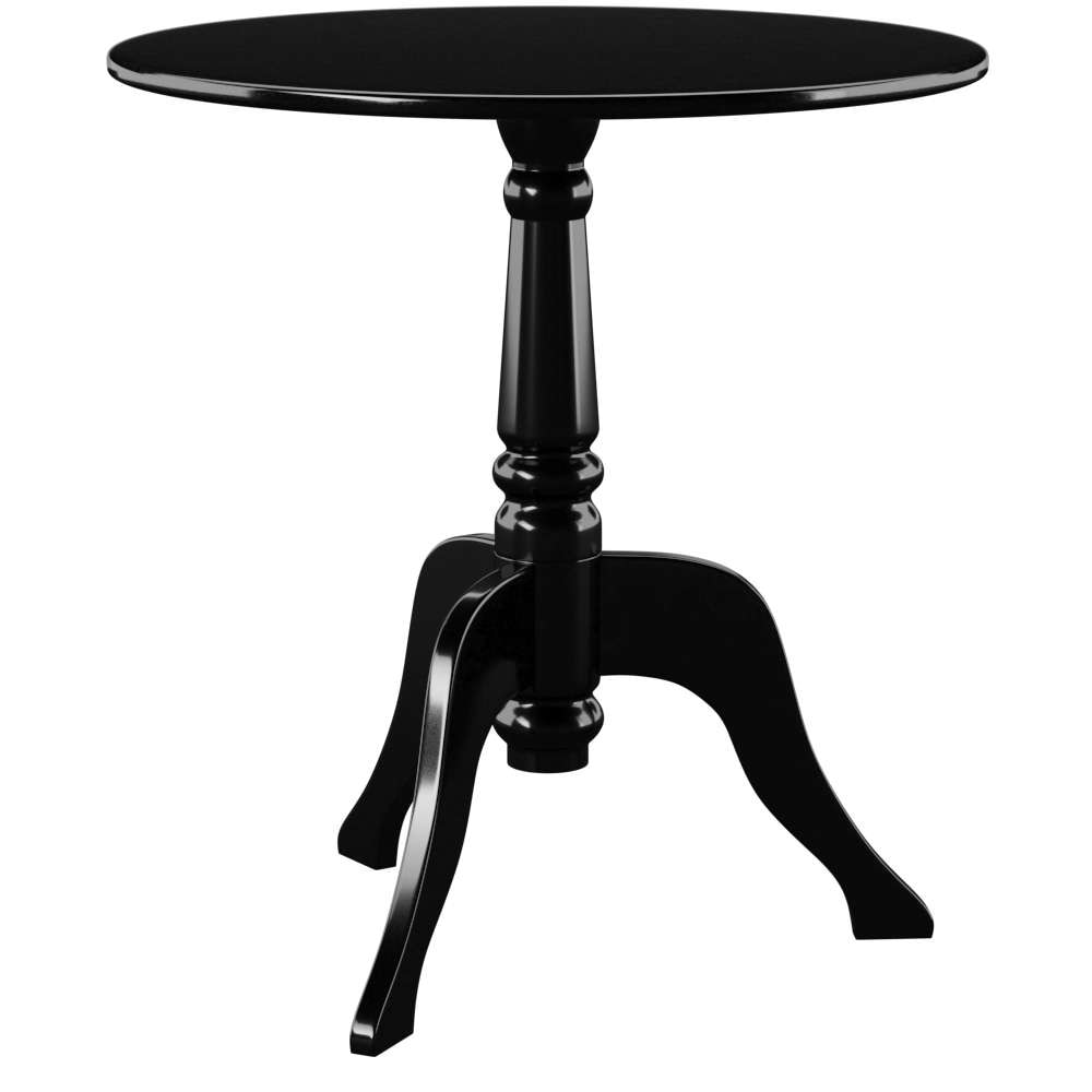 Linon Home Decor - Black Acrylic End Table - 65037BLACR01U veiw 2