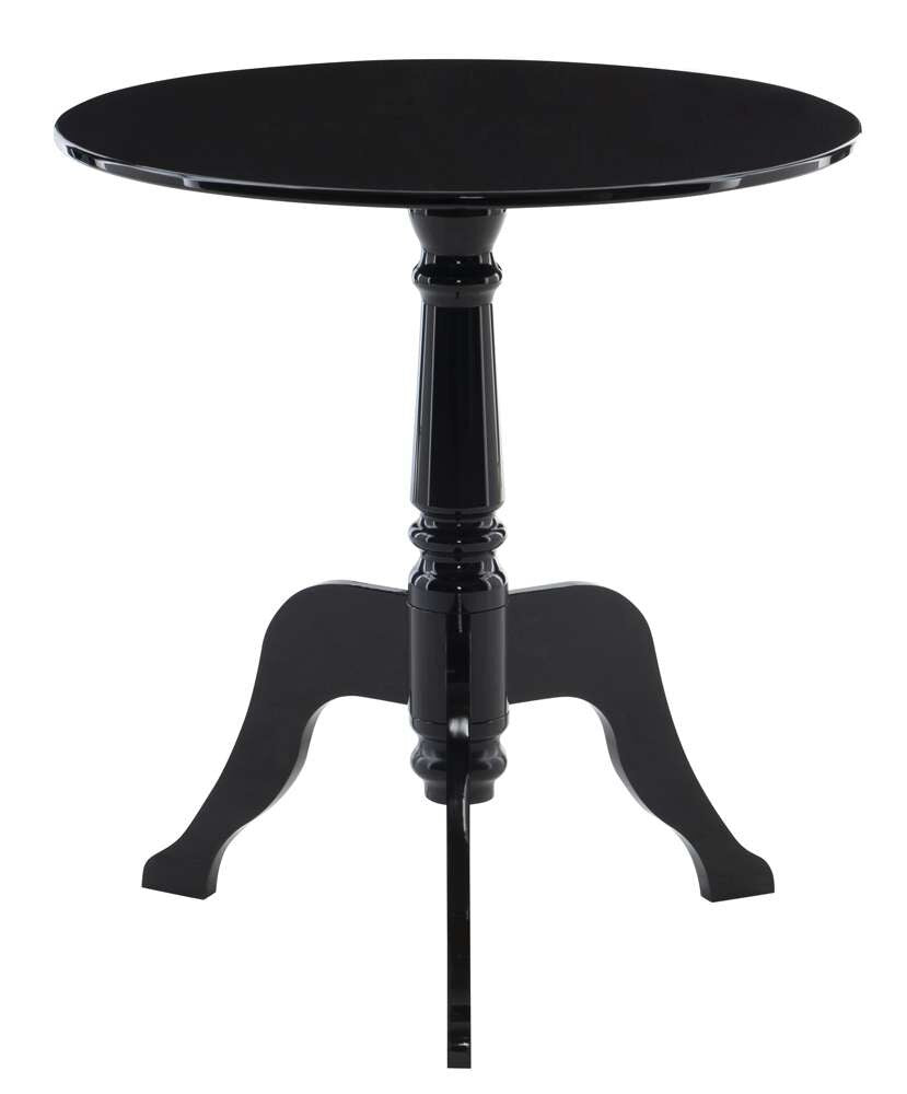 Linon Home Decor - Black Acrylic End Table - 65037BLACR01U veiw 3