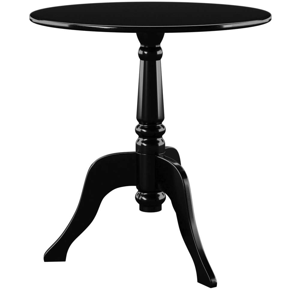 Linon Home Decor - Black Acrylic End Table - 65037BLACR01U veiw 4
