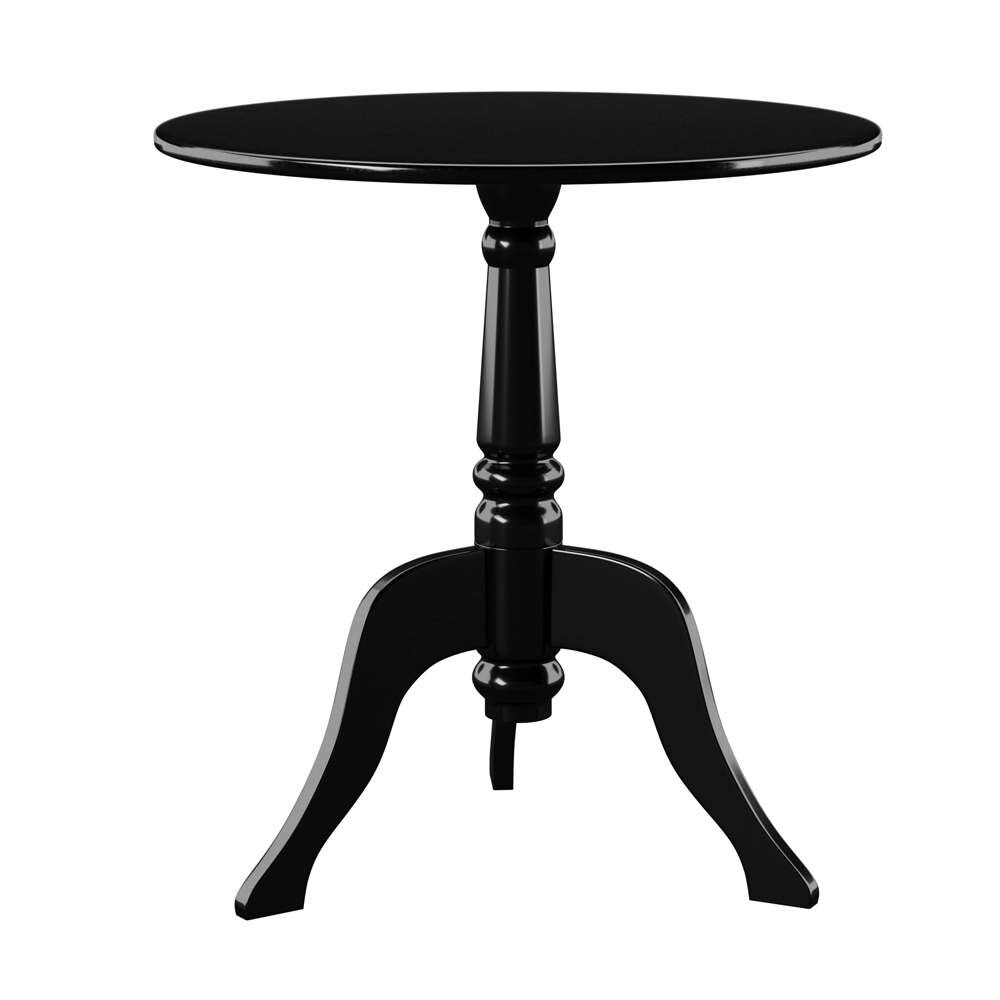 Linon Home Decor - Black Acrylic End Table - 65037BLACR01U veiw 6