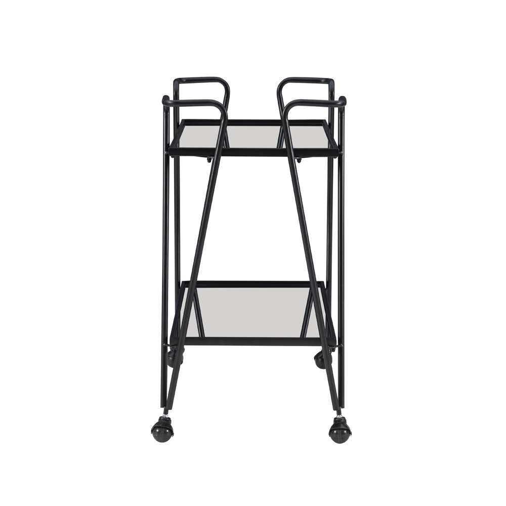 Linon Home Decor - Black Mid Century Bar Cart - KI108BLKKD01 veiw 3