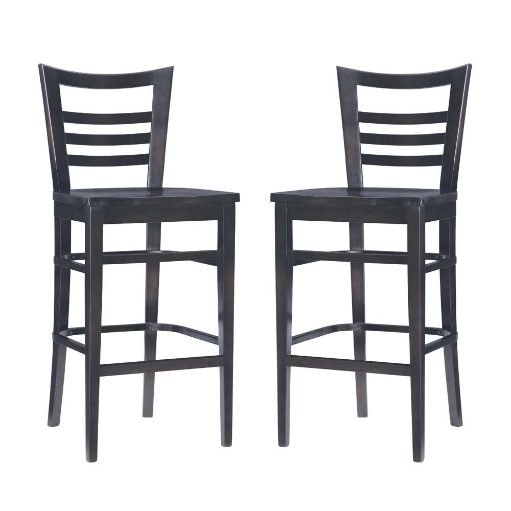 Linon Home Decor - Blairmont Barstool Brown (Set of 2) - BS283BRN02ASU veiw 2
