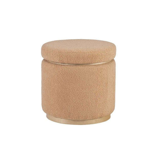 Linon Home Decor - Blanche Storage Ottoman Tan - ST011TAN01ASU veiw 1