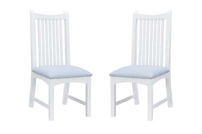 Linon Home Decor - Bonnie Upholstered Side Chair White (Set of 2) - CH260WHT02ASU veiw 2