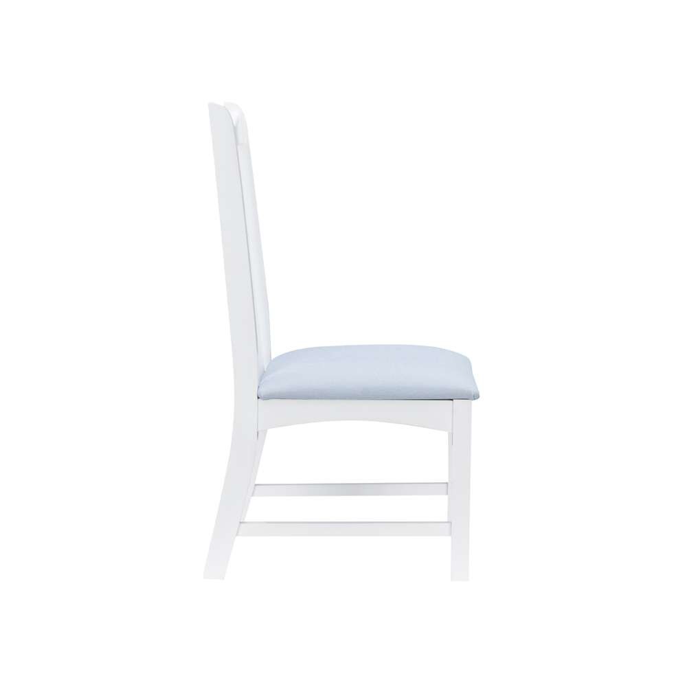 Linon Home Decor - Bonnie Upholstered Side Chair White (Set of 2) - CH260WHT02ASU veiw 4