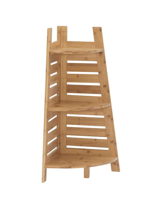 Linon Home Decor - Bracken Bamboo Corner Shelf - 980213NAT01U veiw 1