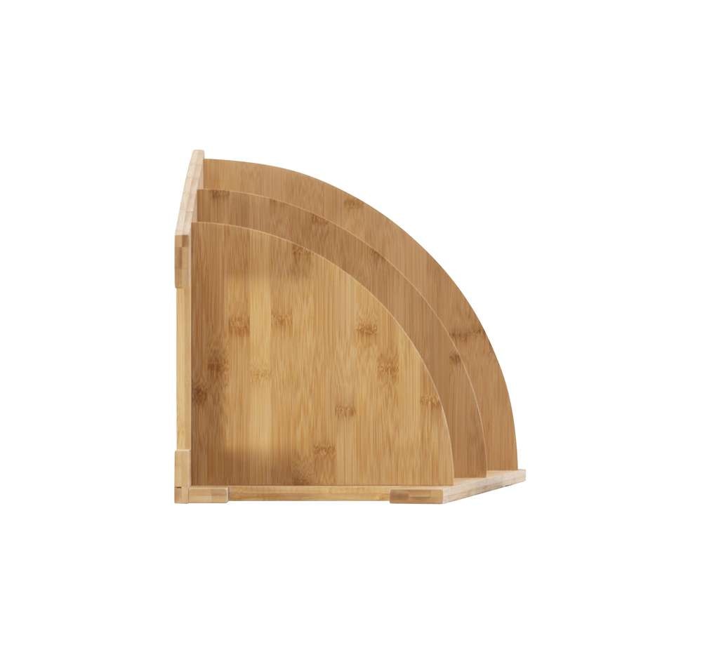 Linon Home Decor - Bracken Bamboo Corner Shelf - 980213NAT01U veiw 6