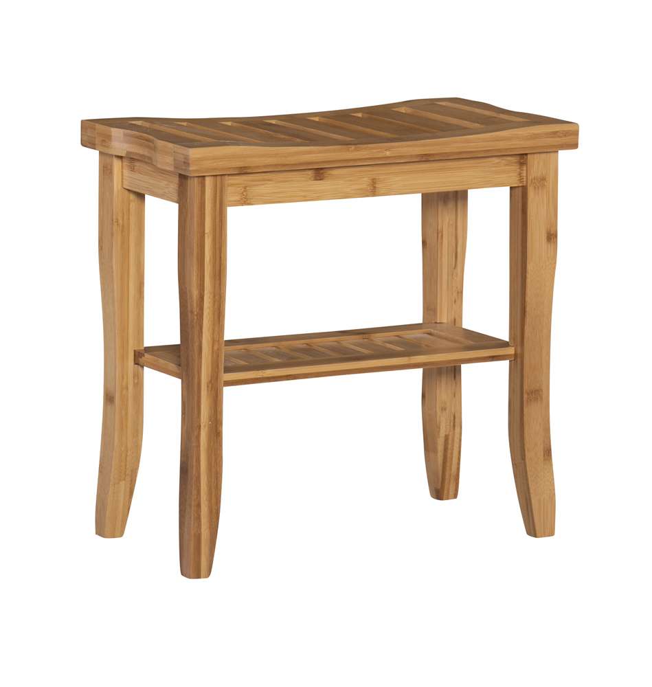 Linon Home Decor - Bracken Bamboo Stool  - 980207NAT01U veiw 1